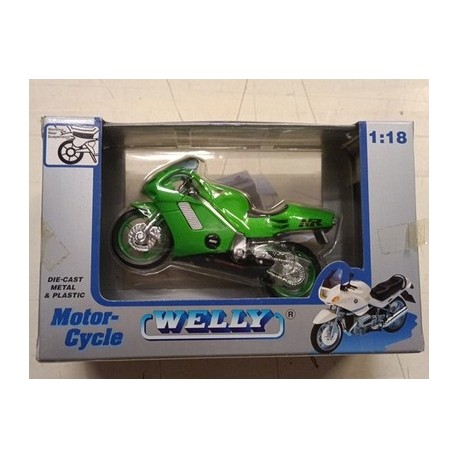 Honda NR (verde) Die Cast Metal 1/18 Bike Welly