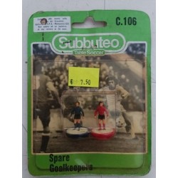 Set due portieri Subbuteo x rimesse dal fondo C.106 originali '80