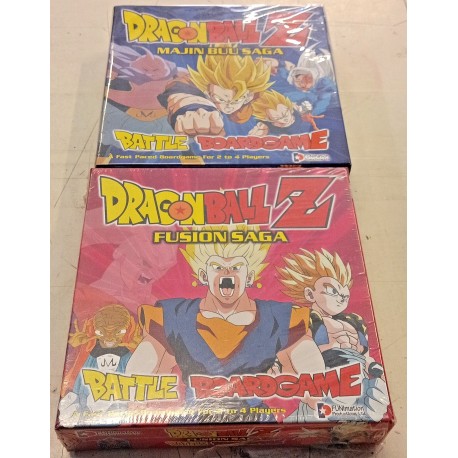 Dragon Ball Z + Fusion Saga e Majin Bu Saga - due boardgame completi INGLESE