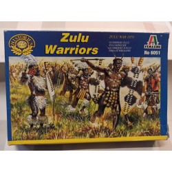 Zulu Warriors Zulu Wars Wars Figures 48 pcs. 1/72 N°6051 Italeri soldatini