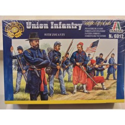 Union Infantry Nordisti ACW Figures 50 pcs. 1/72 N°6012 Italeri soldatini