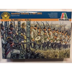 Austrian Infantry Napoleonic Wars Figures 48 pcs. 1/72 N°6093 Italeri