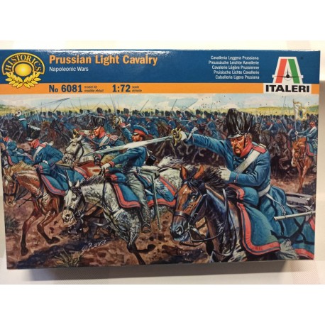 Prussian Light Cavalry Napoleonic Wars Figures 17 Soldiers 1/72  N°6081 Italeri