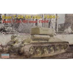 Russian T34/85 mod 44  WWII Plastic Model Kit Eastern 72055