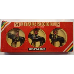 Britains Soldatini Metal Models Hand Painted - 3 Guardie a Cavallo Canadesi