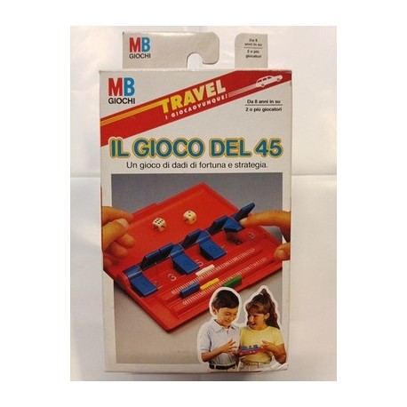 MB Giochi - Travel '80 - Il gioco del 45 - Vintage - Confezione Italiana