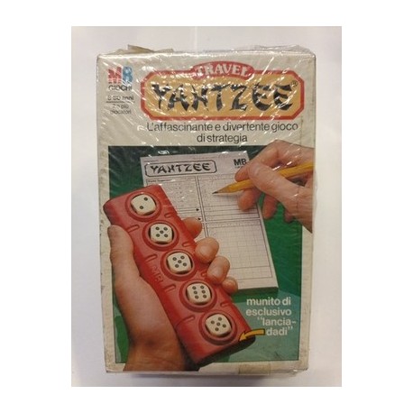 MB Giochi '80 Travel Yahtzee - originale Vintage gioco di dadi classico