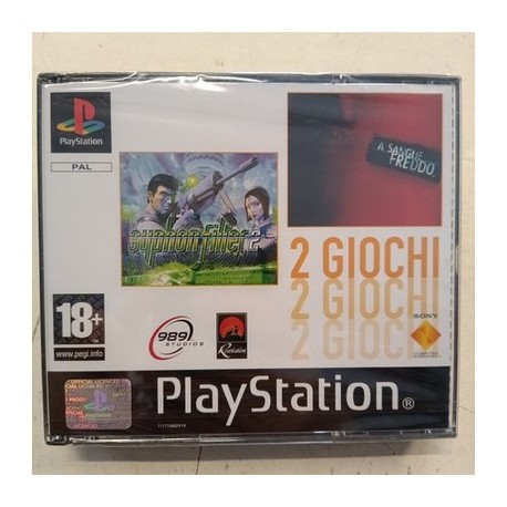 SYPHON FILTER 2 + A SANGUE FREDDO  Due Giochi PAL ITA PlayStation PS1 nuovo