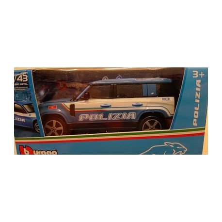 Polizia Italiana - Land Rover Defender - 1/43 Burago