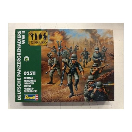 Revell 02511 - WWII German Armoured Infantry scala 1/72 Soldatini Miniatures