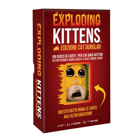 Exploding Kittens Ed. Cat Burglar - gioco in italiano - Asmodee