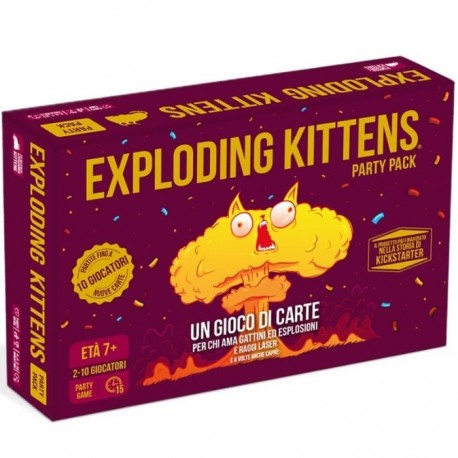 Exploding Kittens Ed. Party Pack - gioco in italiano - Asmodee