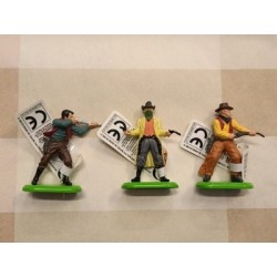 SOLDATINI BRITAINS DEETAIL 3 Cowboys base tonda Made in Cina 2005