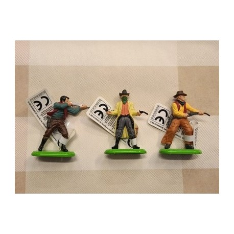 SOLDATINI BRITAINS DEETAIL 3 Cowboys base tonda Made in Cina 2005