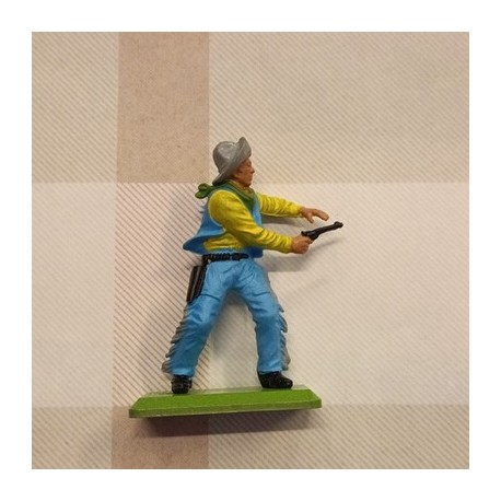 SOLDATINI BRITAINS DEETAIL Cowboy 1971 base quadrata Made in England