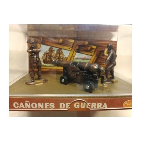 SOLDATINI in Metallo Playme Spagna -Serie Cannoni - Pirati e Cannone Navale 1/32