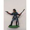 SOLDATINO BRITAINS Argentina  7th Cavalleria US a piedi con base in plastica 