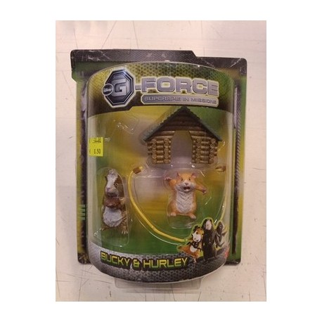 G-Force Bucky & Hurley  Figure Set Superspie Dikie Toys