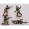 SOLDATINI 1/32 Quattro Fanti Italiani Nord Africa WW2