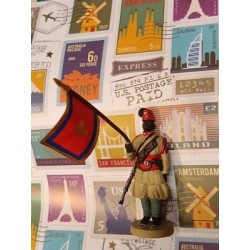 Bandiera Ascaro Italiano Nord Africa-  WW2 1/35 SOLDATINO dipinto a mano Metallo