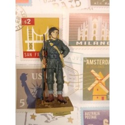 Fante Italiano WW2 - 1/35 SOLDATINO dipinto a mano Metallo 