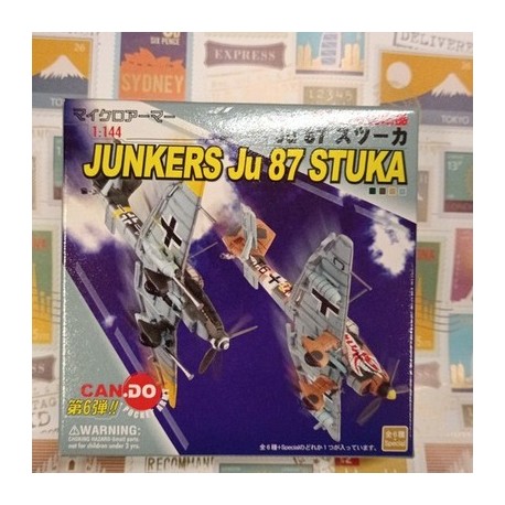 Germania WW2 Junkers Ju 87 Stuka 1/144 CanDo Doyusha 