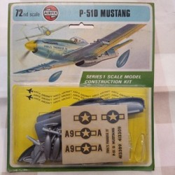 US P-51D Mustang WWII series 1 ed80 - Scala 1/72 Plastic Model Kit Airfix