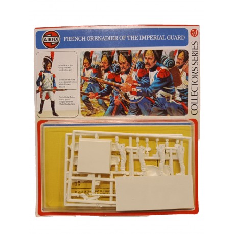 French Grenadier Of Napoleon Imperial Guard Plastic Model Kit Airfix 54 mm.
