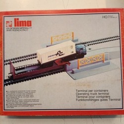 Terminal Per Container Scala 1/87 Ferroviario Lima '80 Con Scatola Incompleto 