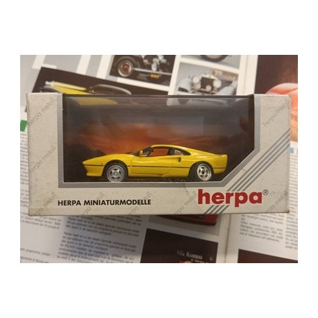 Ferrari 288 GTO Yellow 1/43 Herpa Metall Collection  070171
