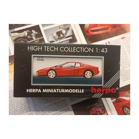 Ferrari Testarossa Red 1/43 Herpa High Tech Collection  010306