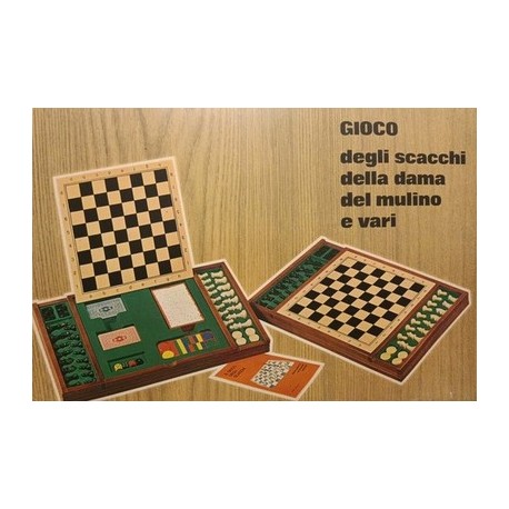 Scacchiera Gioco Degli Scacchi E Dama anni 60 70 Inga Italia 