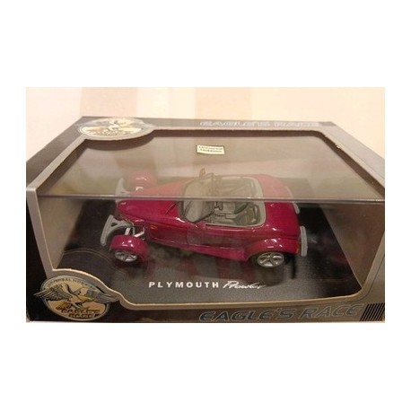 Plymouth Power Auto Die-cast Metal 1/43 Viola Metallizzato Universal Hobbies