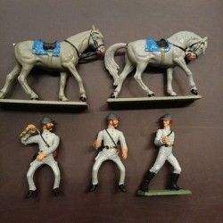 Bundle cinque pezzi Sudisti Confederati Starlux - 1/32 '70