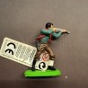 Cowboy a piedi con fucile 1/32 Britains Base in Metallo