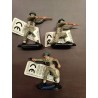 Britains Bundle tre Fanti Inglesi 2a Guerra Mondiale 1/32 Base in Metallo
