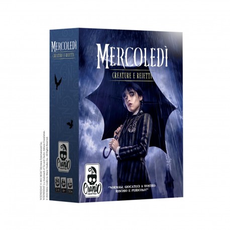 Mercoledì Wednesday Addams - Creature e Reietti - Gioco da Tavolo in italiano