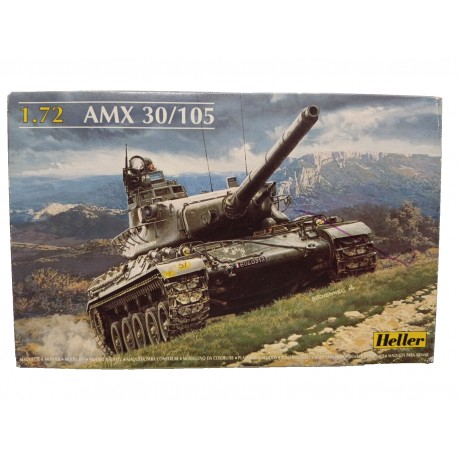 AMX 30/105 French Tank - 1/72 Heller plastic model kit 79899