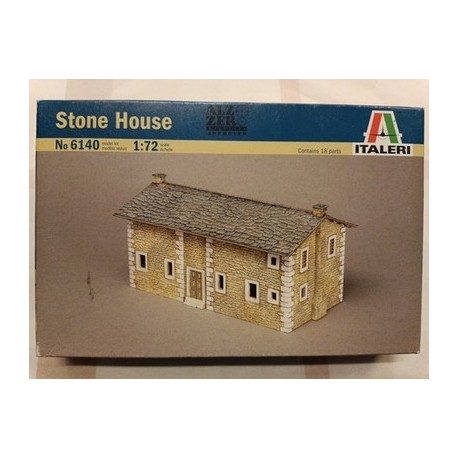 Stone House Casa in Pietra in kit di montaggio 1/72 N°6140 Italeri
