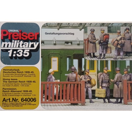 Home Leave German Reich 1939-1945 - Art 64006 Model Plastic 1/35 Preiser