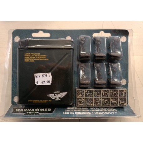 Munitorum Dice - Warhammer 40000 GW  Games Workshop
