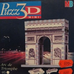 Puzz3D Mini  Puzzle 3D Arc de Triomphe - 46 pz. Vintage - MB