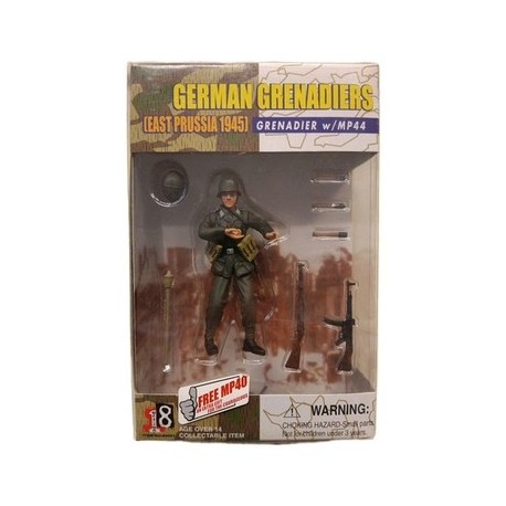 German Grenadier w/MP44 Prussia 45 Action Figure Soldier 1:18 80001 Dragon
