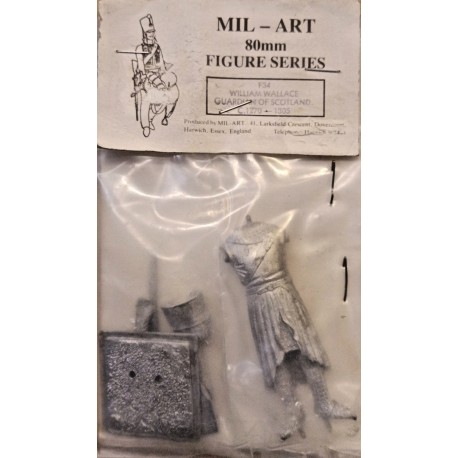 William Wallace G. Scotland 1270-1305 Metal Soldier kit 80 mm Mil-Art