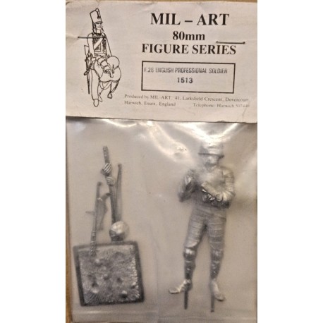 English Professional Soldier 1513 Metal Soldier kit 80 mm Mil-Art