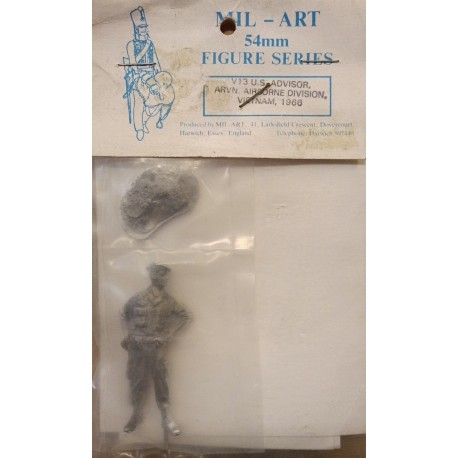 US Advisor ARVN Airborne Div. Vietnam 1966 Metal Soldier kit 54 mm 1:35 Mil-Art