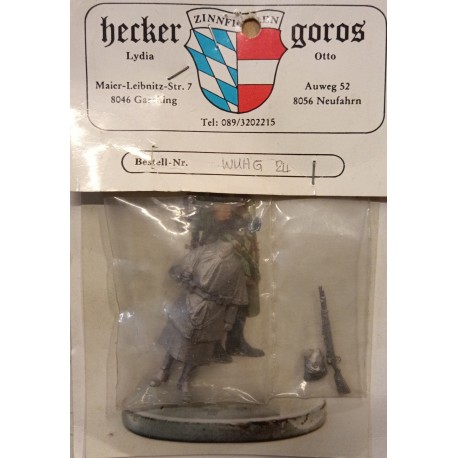 German Infantryman WW2 Hecker & Goros Soldier kit 54 mm WVHG 24 1:35 Soldier
