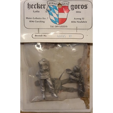 German Infantryman WW2 Hecker & Goros Soldier kit 54 mm WVHG 10 1:35 Soldier