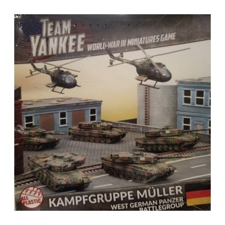 Team Yankee Kampfgruppe Muller - set 7 Miniatures - English ed. - GF9