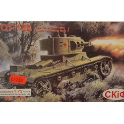 Soviet OT-130 Flamethrower Tank WW2 - plastic kit 1/72 Ukraina cod.219